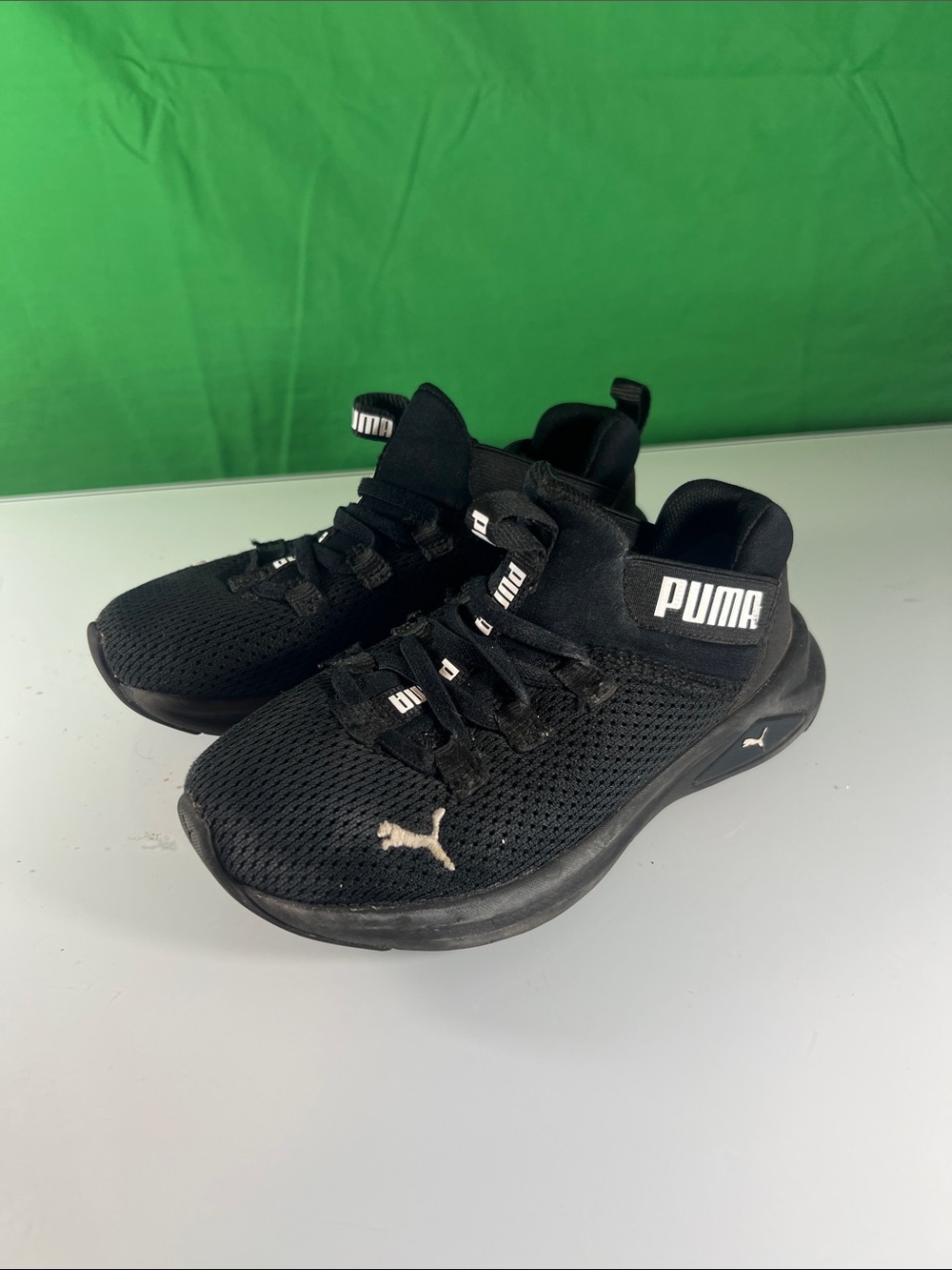 Puma Black Mesh Training Sneakers